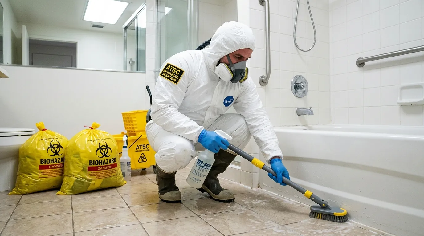 Decontamination equipment deployed for Blood Cleanup in Hollister